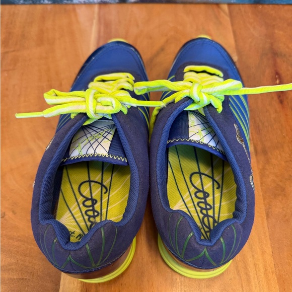 Coach Y2K Vintage Blue Metallic and Nylon Darla Sneaker - Picture 8 of 13